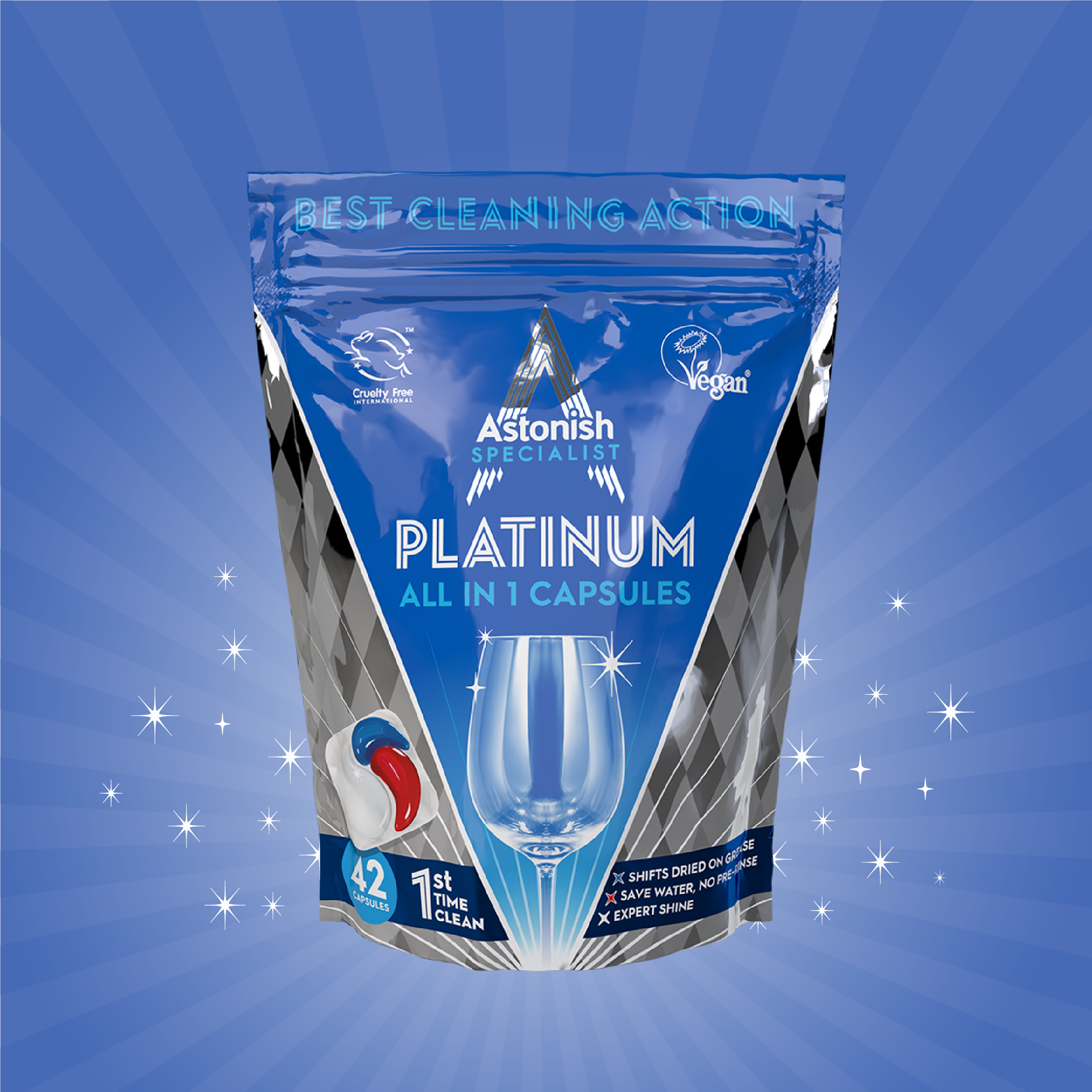 Specialist Platinum All in 1 Dishwasher Capsules